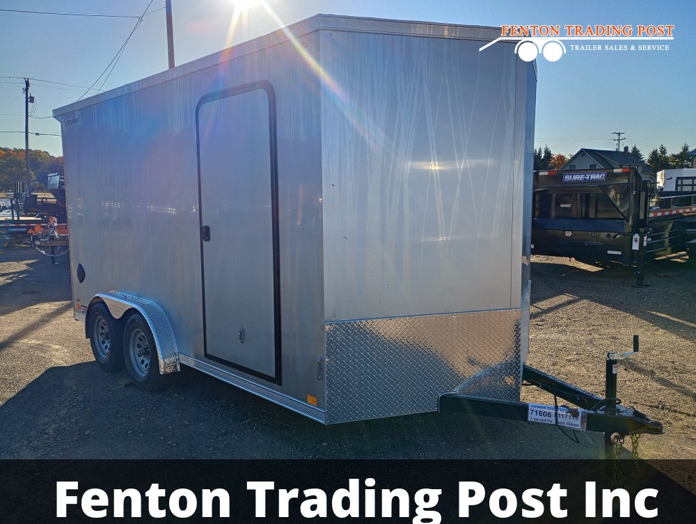 Legend 7.5x16 Cyclone (7.5X14' Box + 2' V-Nose) - STV7.5X16TA35 Enclosed Cargo