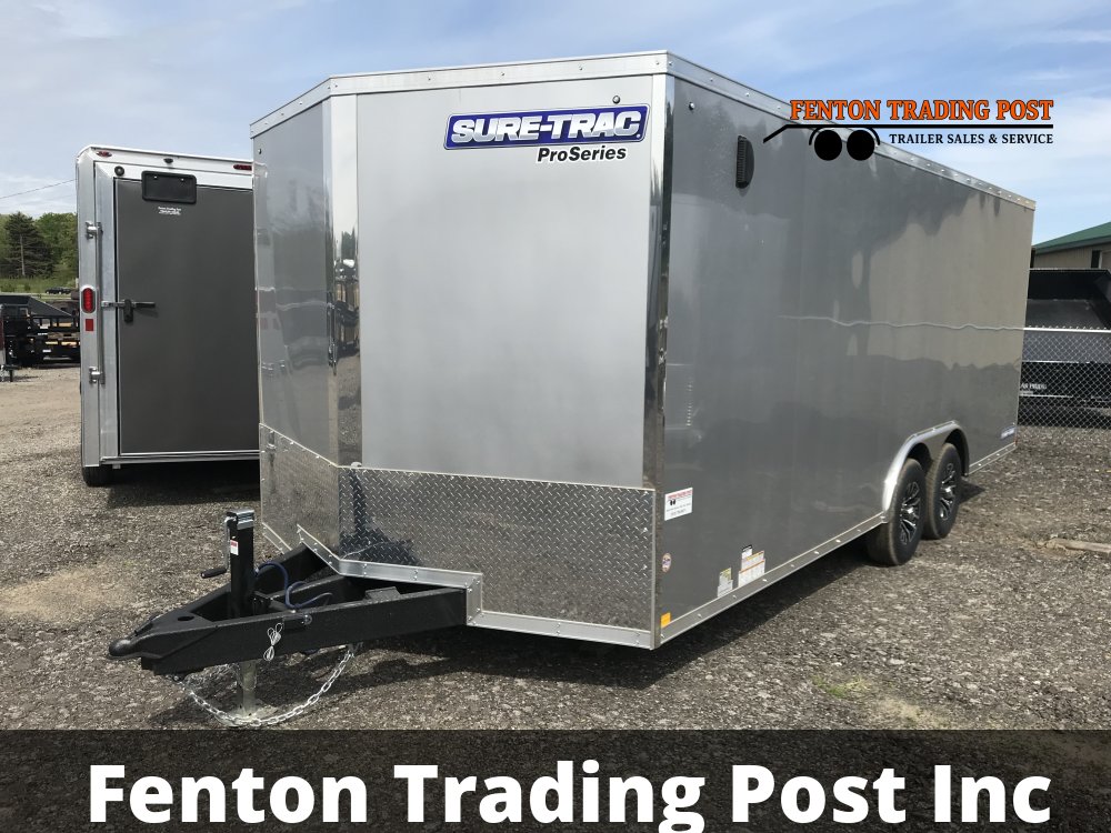 Sure-Trac STWCH10220TA-100 - 8.5x20 10K Pro Series Wedge Enclosed Car Hauler