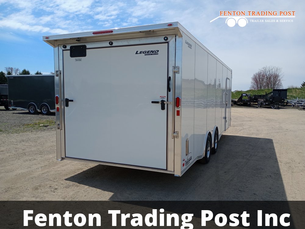 Legend 8.5x24 10K Trailmaster Race - 8.5X24TMRTA52 Enclosed Car Hauler