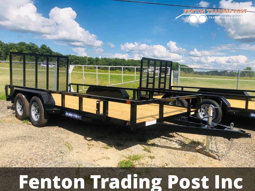 Sure-Trac 7x16 Tube Top Utility Trailer - ST8216TAT-B-070 Utility