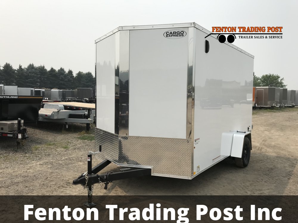 Cargo Express 7x12 3.5K EX DLX Flat Top V-Nose Enclosed Cargo