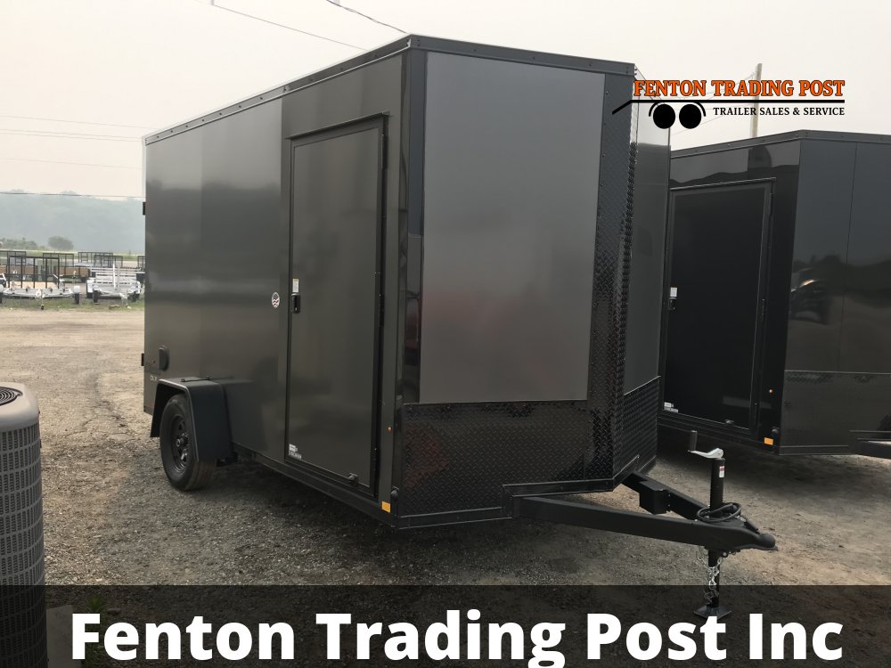 Cargo Express 7x12 3.5K EX DLX Flat Top V-Nose Enclosed Cargo