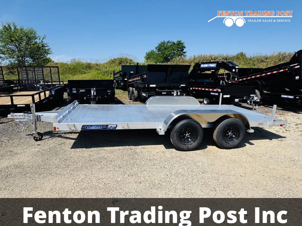 Aluma 8216ESA - 7x16 Flatbed Car Hauler