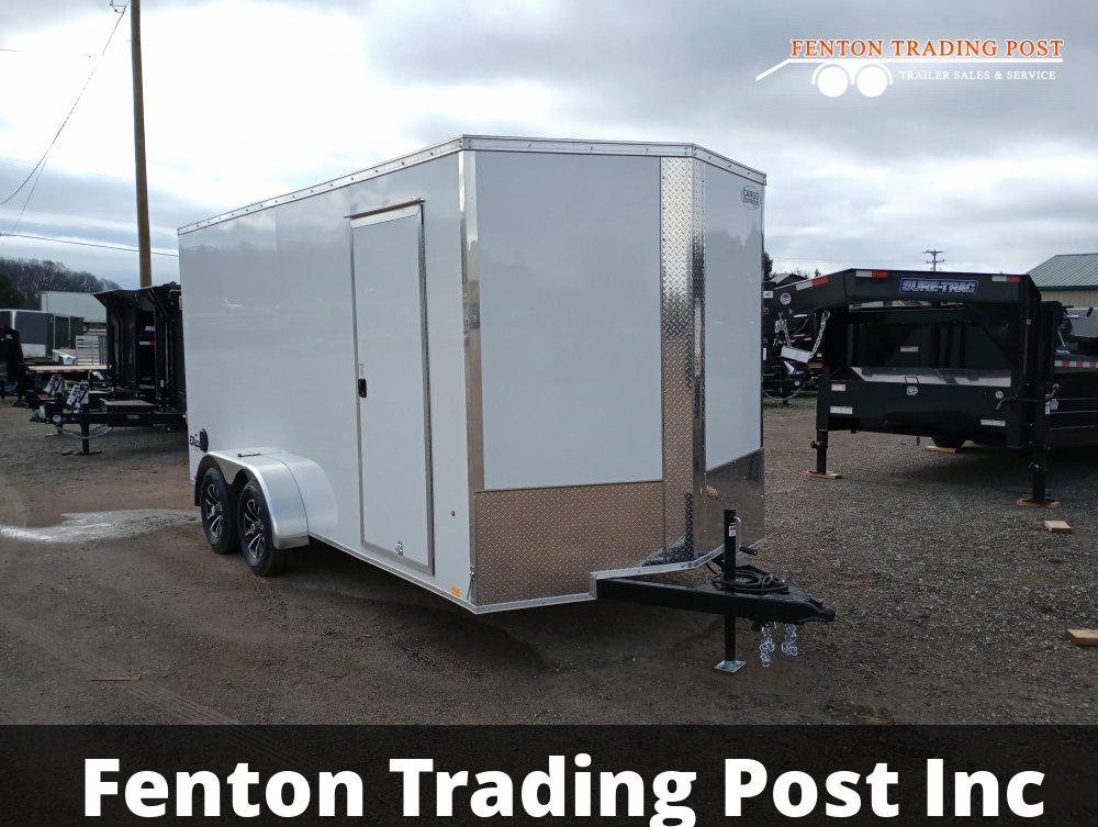 Cargo Express 7x16 EX DLX Flat Top V-Nose Enclosed Cargo