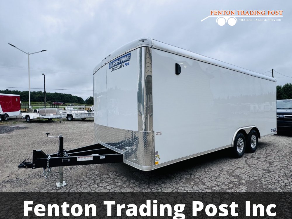 Sure-Trac 8.5x20 10K Landscape Pro Enclosed Round Top Cargo - STRLP10220TA-100 Enclosed Cargo