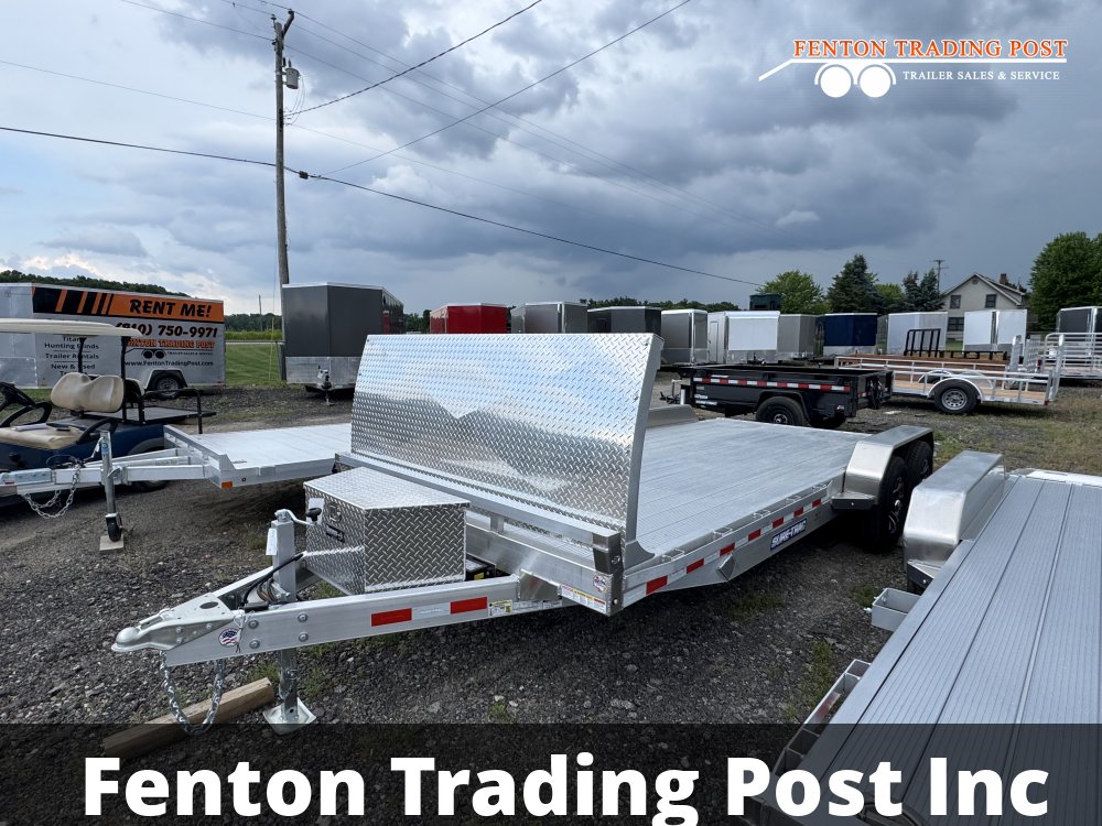 Sure-Trac 7x20 10K Aluminum Car Hauler - ST8220CHW-A-100 Flatbed Car Hauler