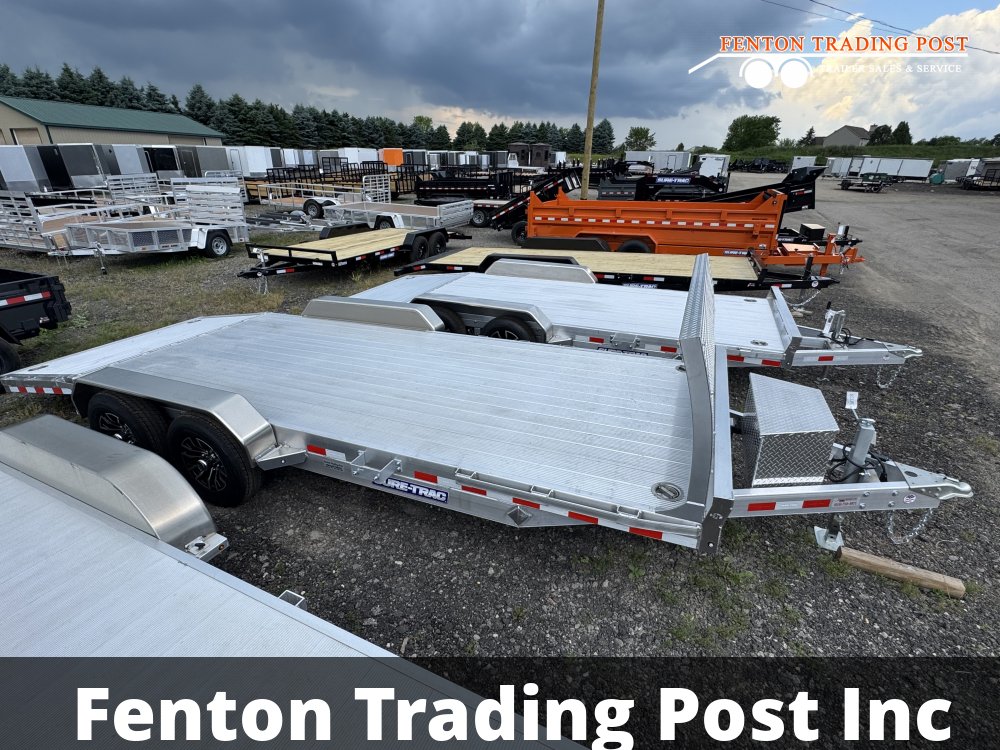Sure-Trac 7x20 10K Aluminum Car Hauler - ST8220CHW-A-100 Flatbed Car Hauler