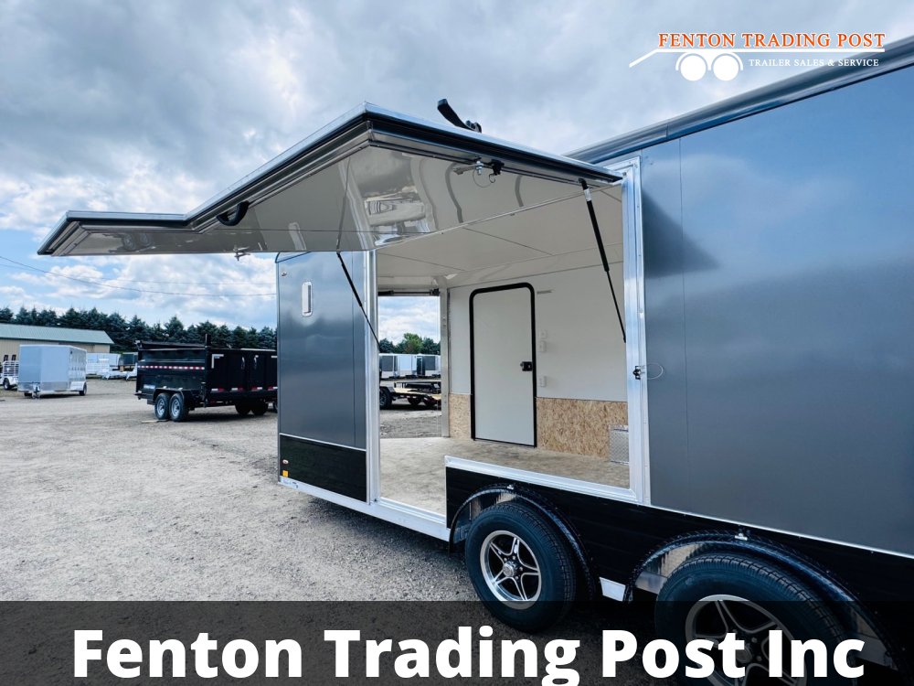 Legend 8x24 Deluxe Snow (8x20' Box + 4' V-Nose) - 8X24DSTA35 Snowmobile