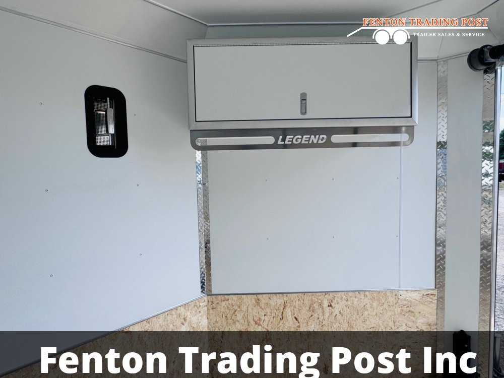 Legend 8x24 Deluxe Snow (8x20' Box + 4' V-Nose) - 8X24DSTA35 Snowmobile