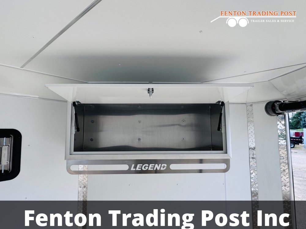 Legend 8x24 Deluxe Snow (8x20' Box + 4' V-Nose) - 8X24DSTA35 Snowmobile