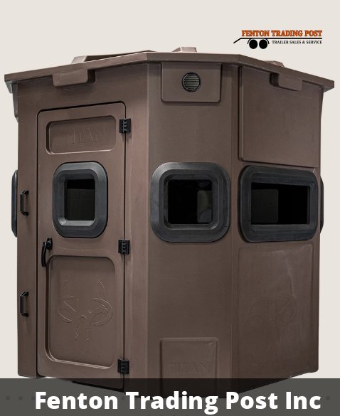 TITAN PRO RIFLE BLIND - BROWN