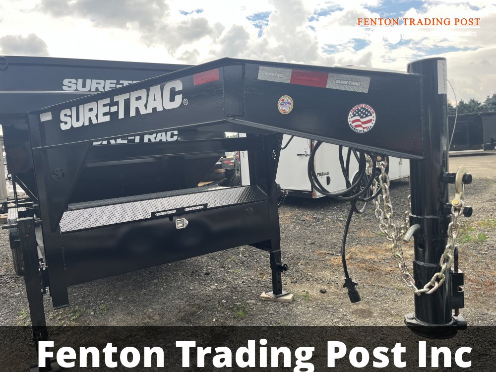 Sure-Trac 16' Gooseneck Roll-Off Carrier 17.6K - NSTBRC8216-BP-176 Roll-Off Carrier