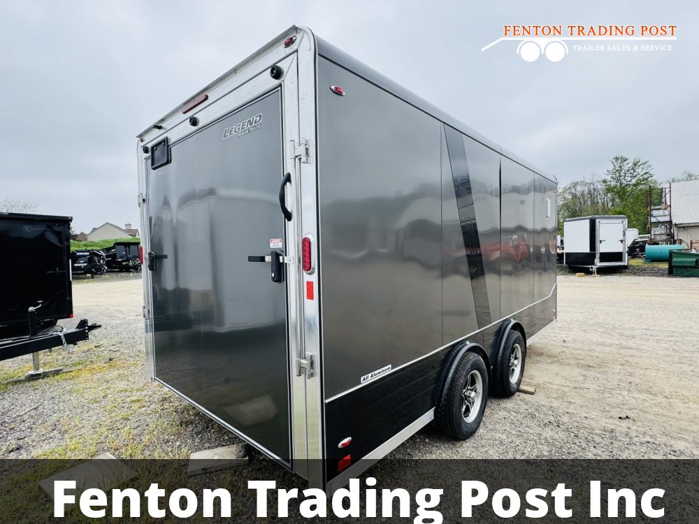 Legend 8x17 Deluxe V-Nose (14' Box + 3' V-Nose) - 8X17DVNTA35 Enclosed Cargo