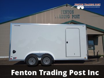 Legend 7x18 10K Cyclone (7x16' Box + 2' V-Nose) - 7X18STVTA52 Enclosed Cargo