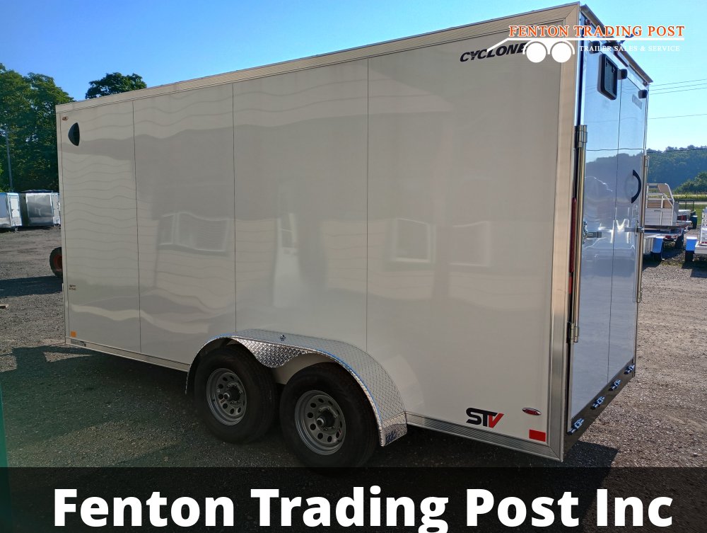 Legend 7x18 10K Cyclone (7x16' Box + 2' V-Nose) - 7X18STVTA52 Enclosed Cargo
