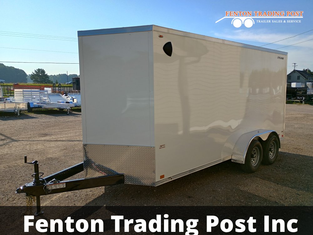 Legend 7x18 10K Cyclone (7x16' Box + 2' V-Nose) - 7X18STVTA52 Enclosed Cargo