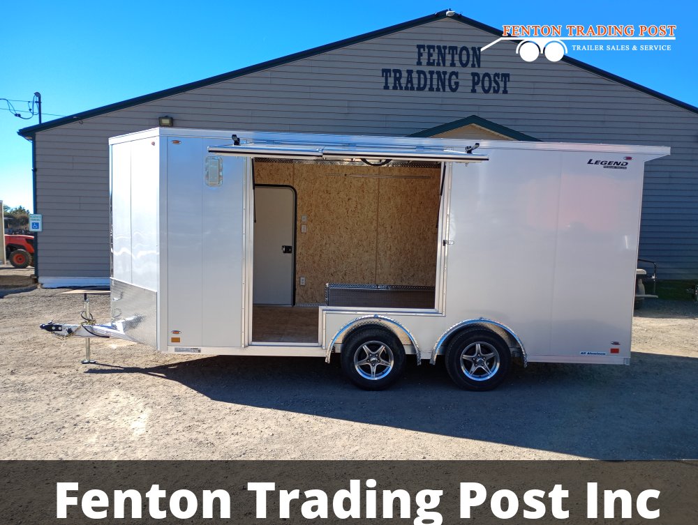 Legend 8x19 Flat-Top V-Nose (8x16' Box + 3' V-Nose) - 8X19FTVTA35 Enclosed Cargo