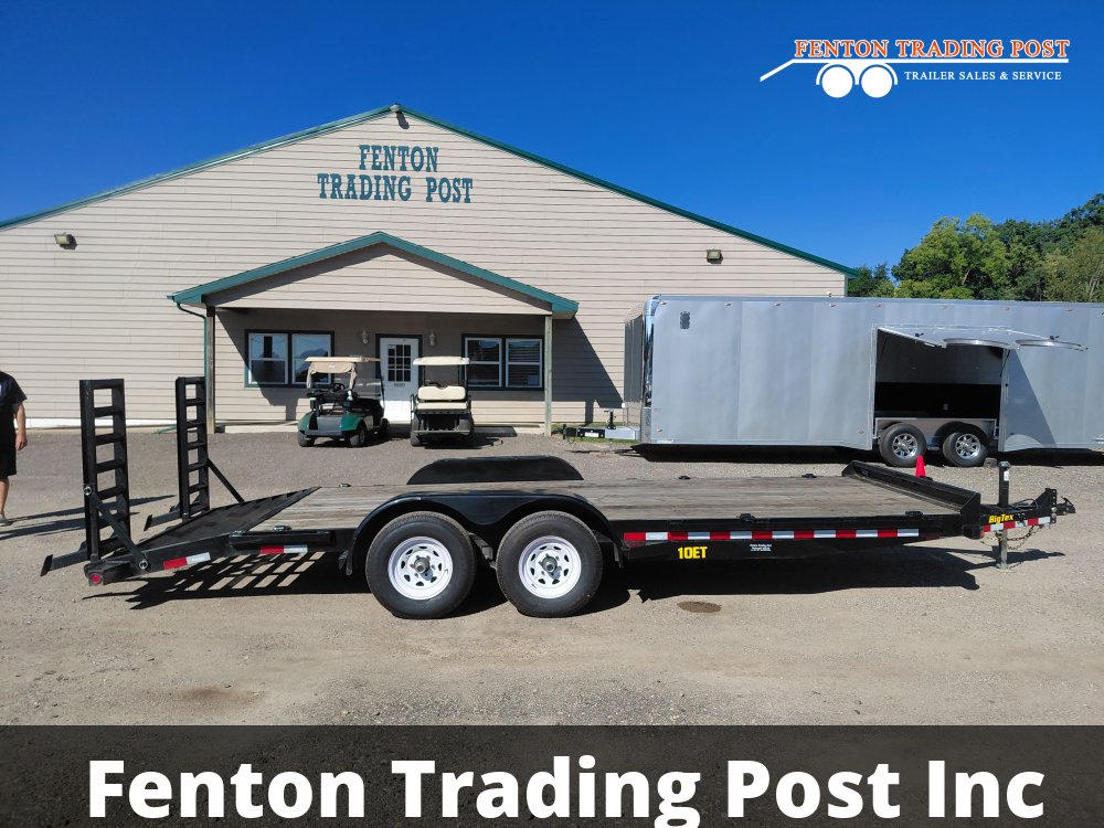 Used Big Tex 10ET-20BK-KR 7x20 10k equipment trailer Equipment