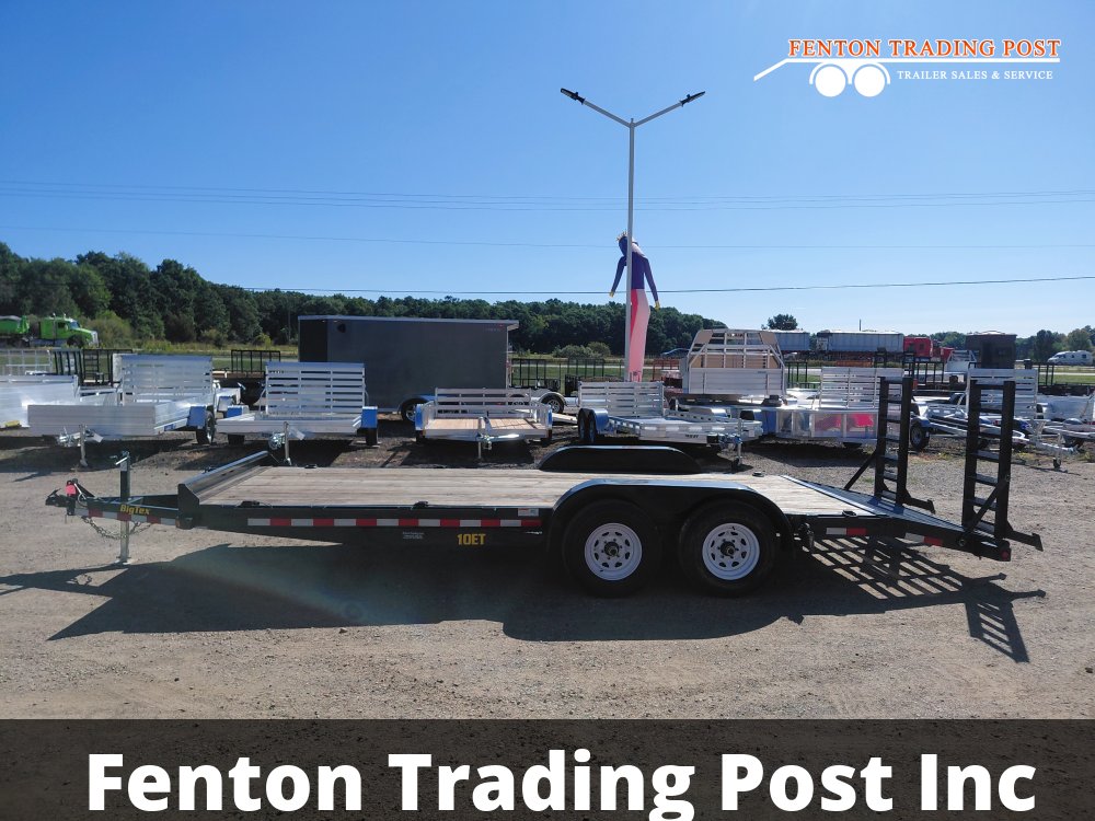 Used Big Tex 10ET-20BK-KR 7x20 10k equipment trailer Equipment