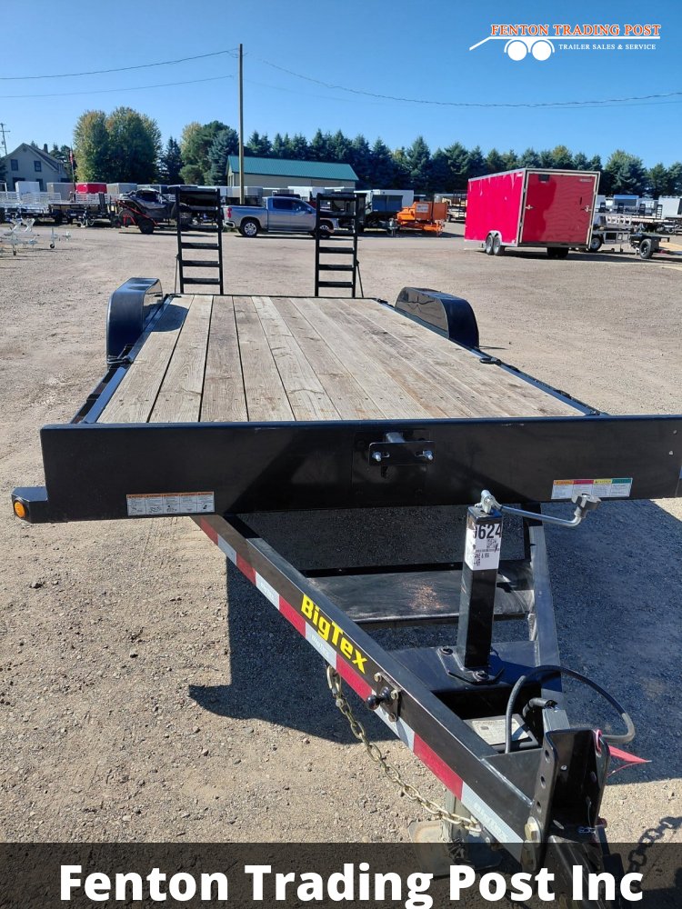 Used Big Tex 10ET-20BK-KR 7x20 10k equipment trailer Equipment