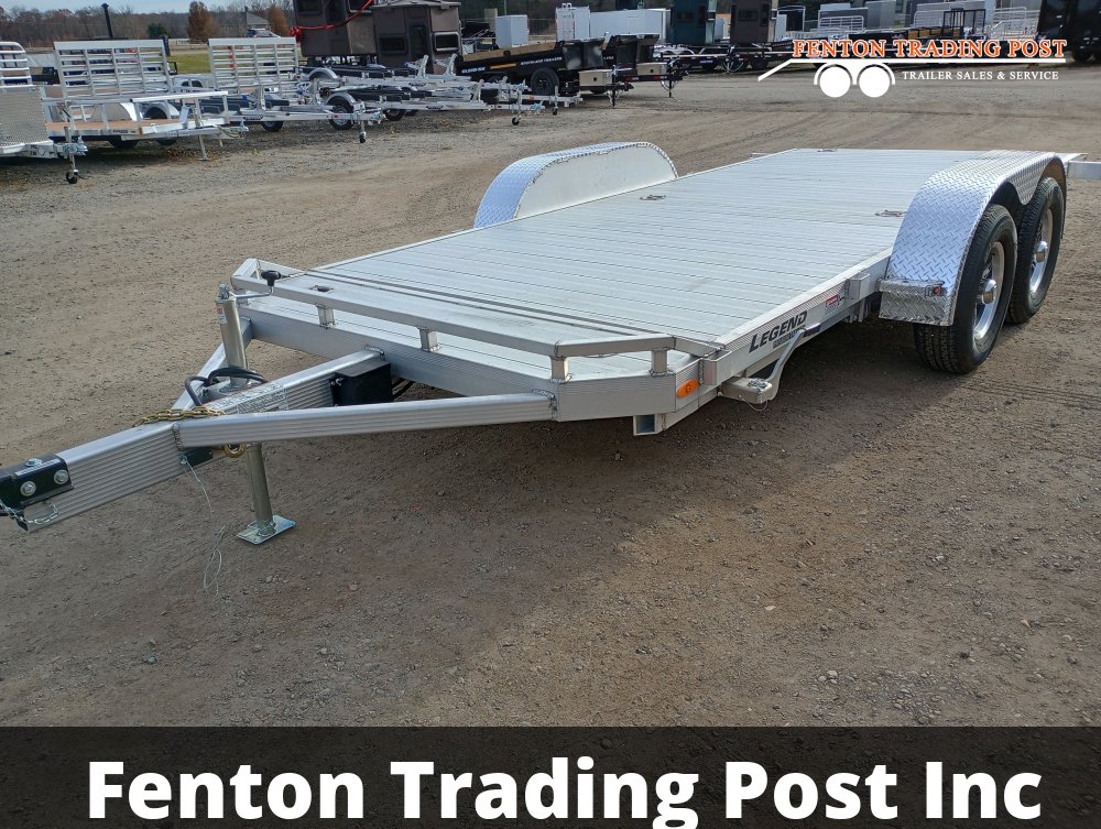 Legend 7x18 10K Tilt - 7X18TCHTA52 Flatbed Car Hauler