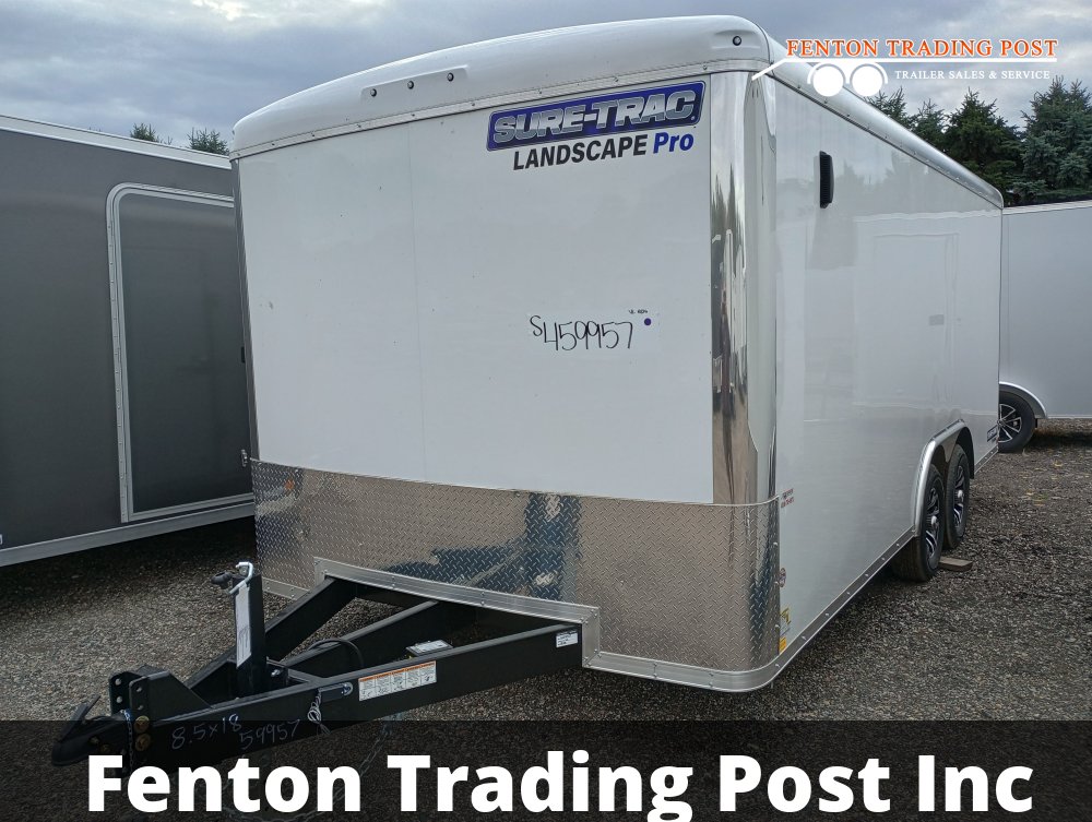 Sure-Trac 8.5x18 10K Landscape Pro Round Top - STRLP10218TA-100 Enclosed Cargo