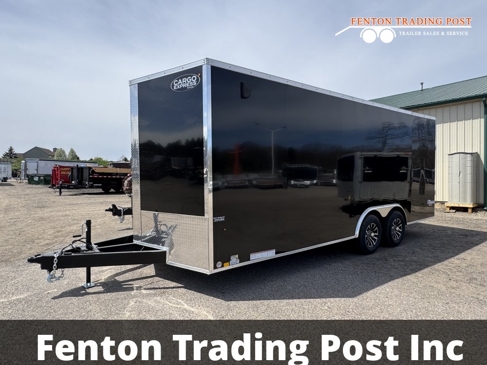 Cargo Express 8.5x20 EX DLX Flat Top V-Nose 10K Enclosed Car Hauler