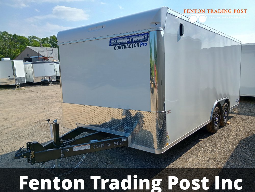 Sure-Trac 8.5x18 10K Contractor Pro Enclosed - STBNCP10218TA-100 Contractor