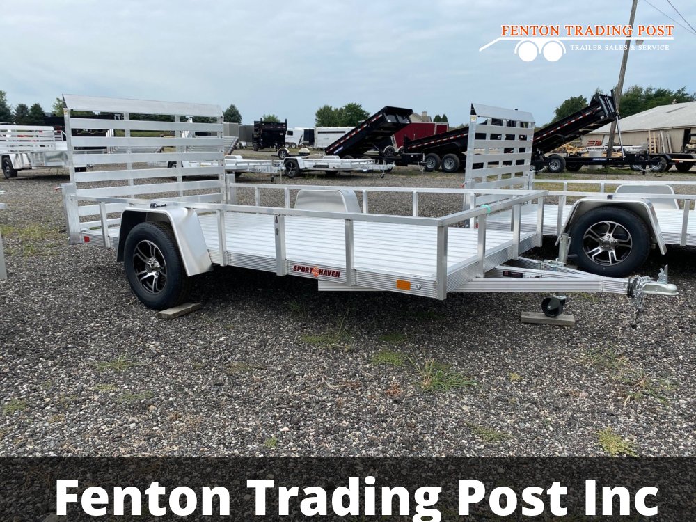 Sport Haven AUT612D - 6x12 Deluxe Aluminum Deck Utility