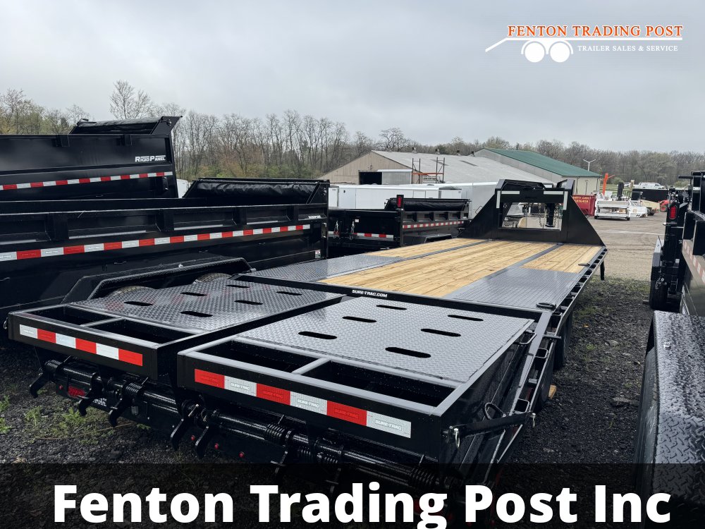 Sure-Trac 8.5x20+5 Heavy Duty Low Profile Gooseneck 22.5K - ST102205LPDO2A-GN-225 Deckover Equipment