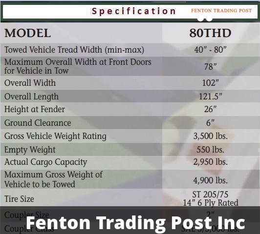 Master Tow 80THDSB Tow Dolly