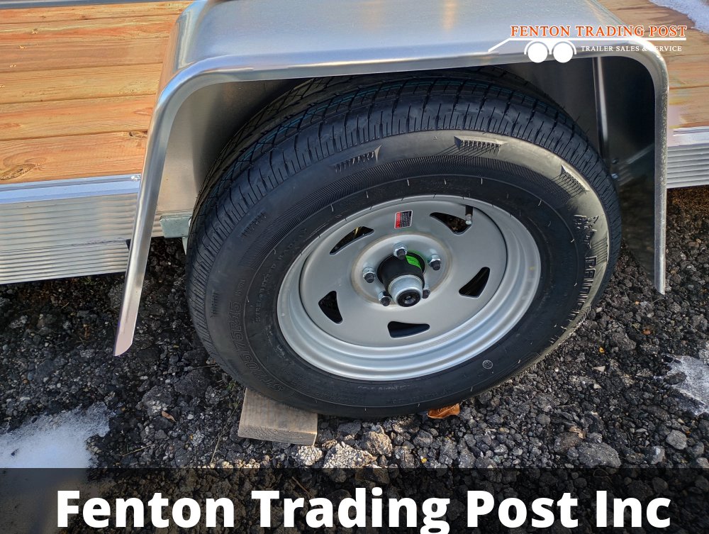 Sport Haven AUT714-F - 7x14 Wood Deck & Bi-Fold Tailgate Utility