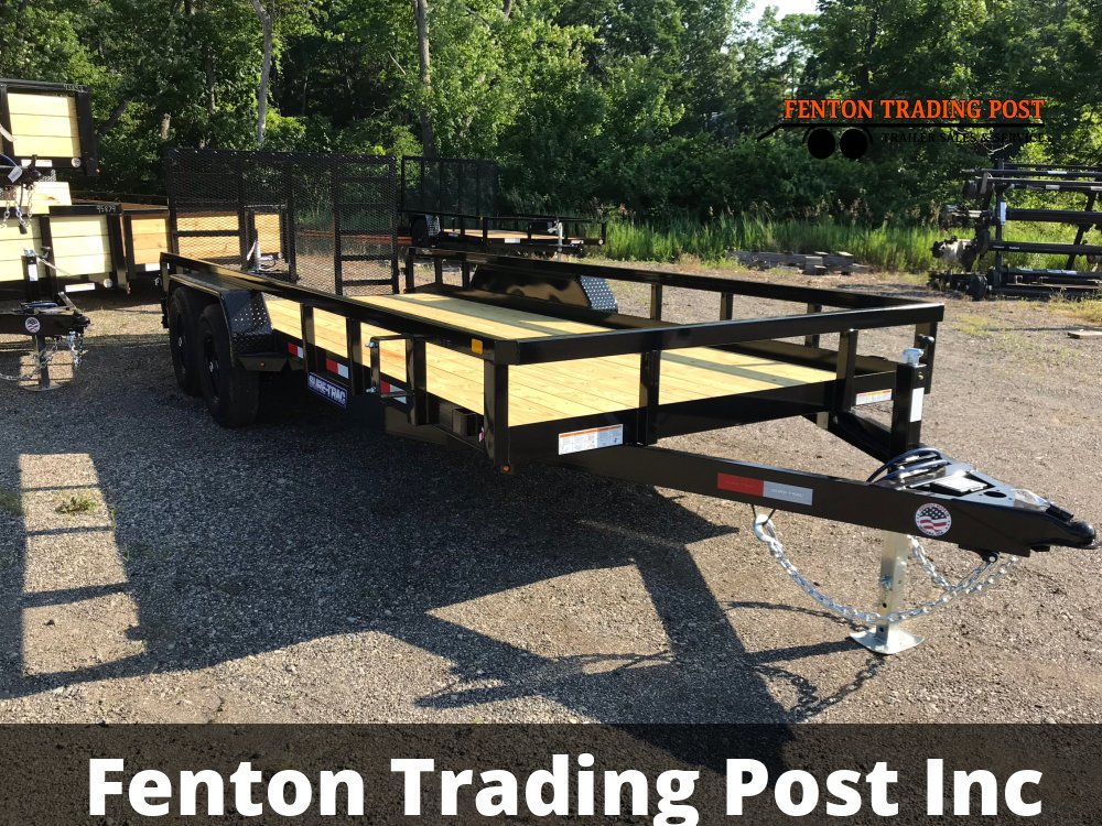 Sure-Trac STUTT8218-BP-100 - 7x18 10K Tube Top Utility with Beavertail