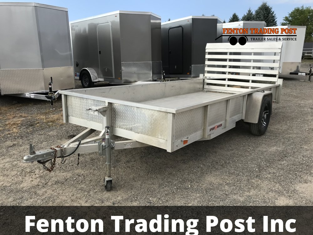 Used Sport Haven AUT614DS - 6x14 Deluxe Aluminum Deck & ATP Sides Utility