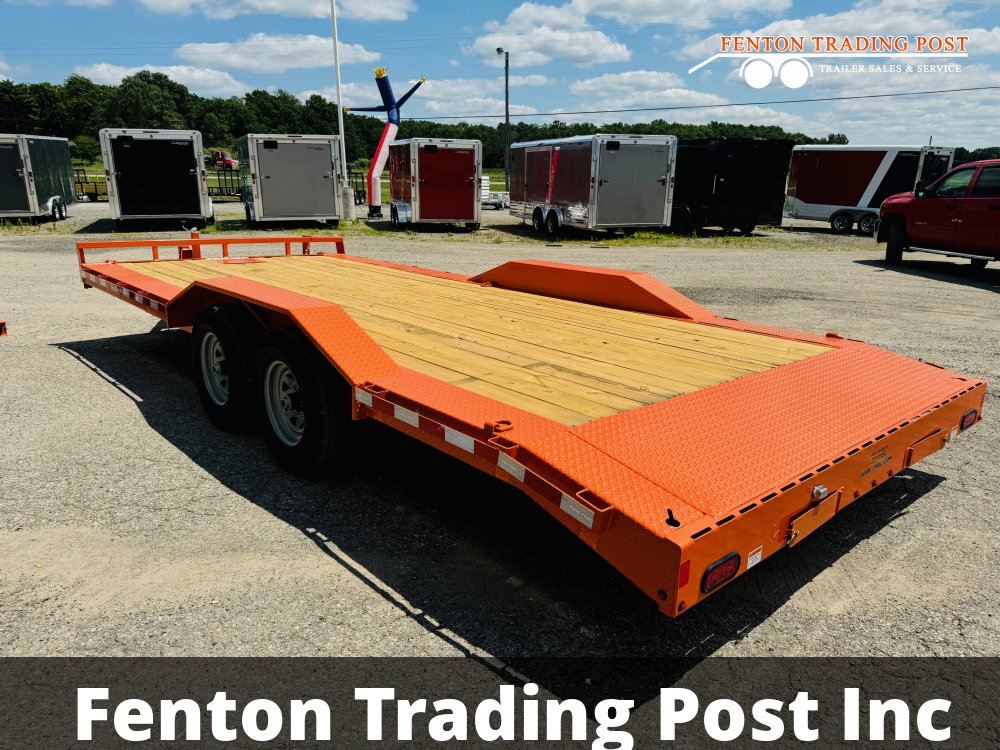 Sure-Trac 8.5x20 10K Full-Width Car Hauler - ST10220FWCH-B-100 Flatbed Car Hauler