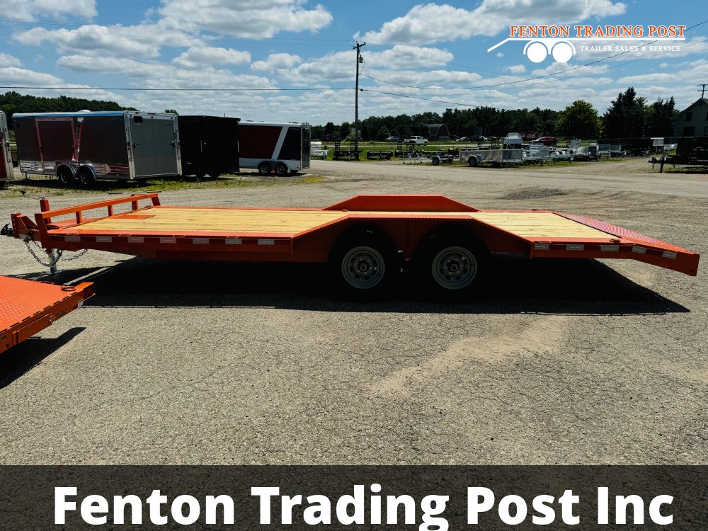 Sure-Trac 8.5x20 10K Full-Width Car Hauler - ST10220FWCH-B-100 Flatbed Car Hauler