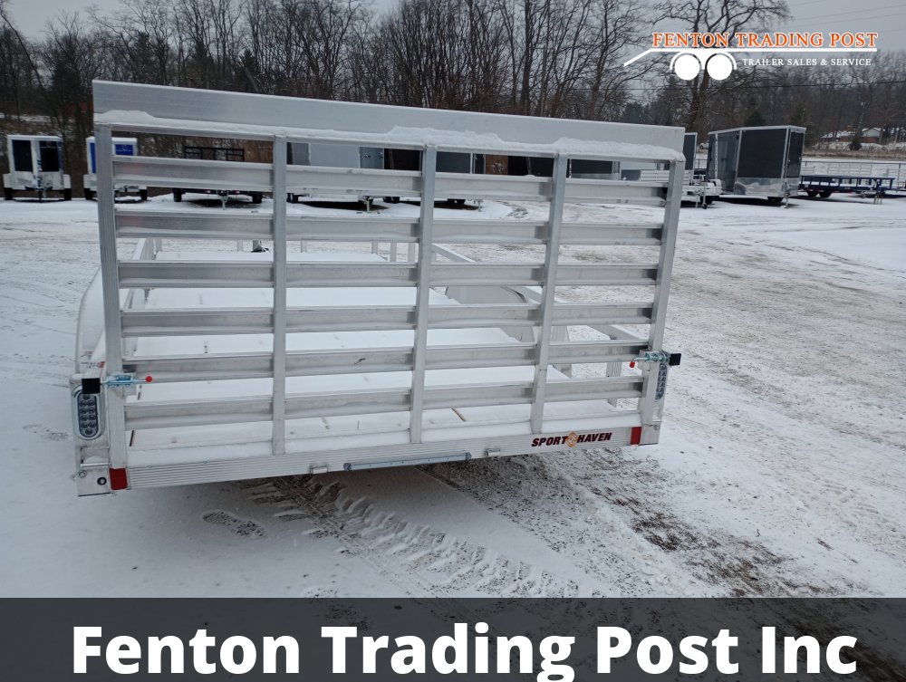 Sport Haven AUT716T - 7x16 Wood Deck Utility