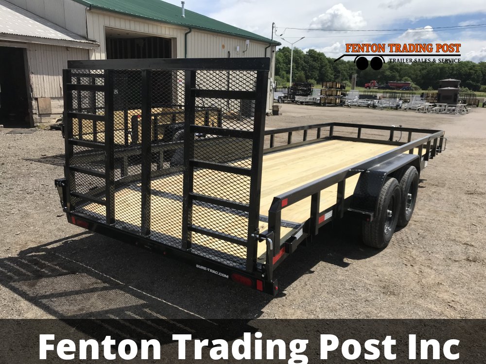 Sure-Trac STUTT8220-BP-100 - 7x20 10K Tube Top Utility with Beavertail