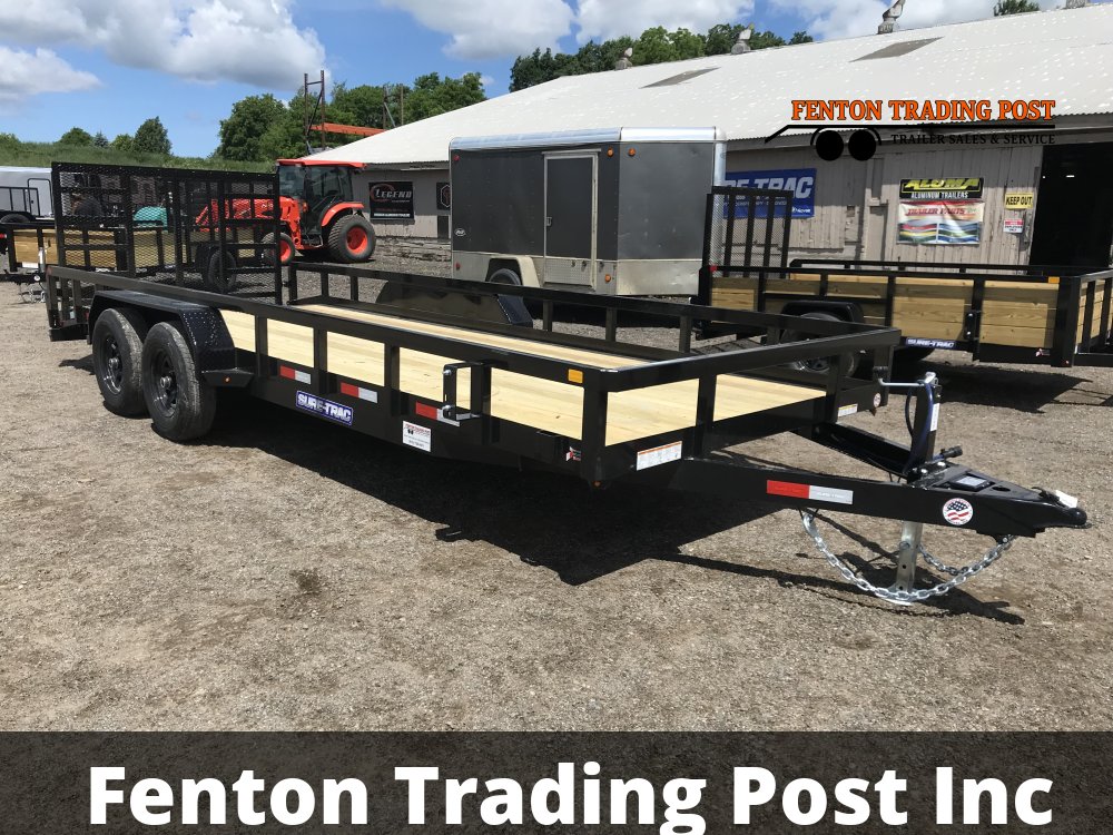 Sure-Trac STUTT8220-BP-100 - 7x20 10K Tube Top Utility with Beavertail