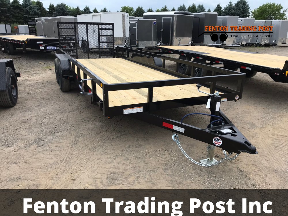 Sure-Trac STUTT8220-BP-100 - 7x20 10K Tube Top Utility with Beavertail