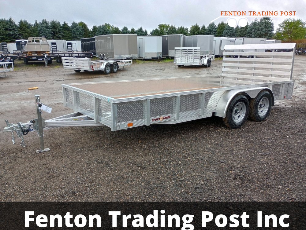 Sport Haven AUT716T-S - 7x16 Wood Deck & ATP Sides Utility