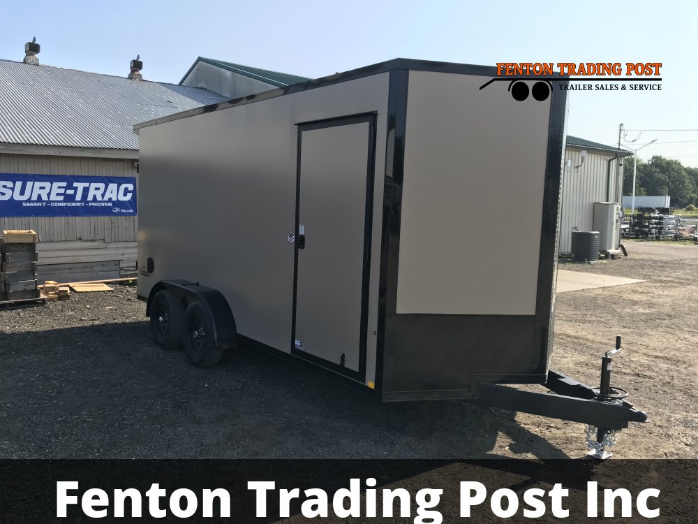 Cargo Express K-SE8416-070 - 7x16 7K XL SE Flat Top V-Nose Enclosed Cargo