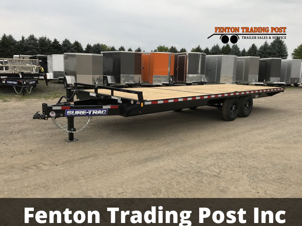 Sure-Trac ST-SDOF10224-150 - 8.5x24 15K Standard Duty Flatbed Deckover Equipment