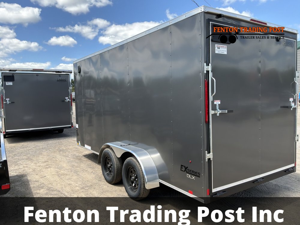 Cargo Express 7x16 EX DLX Flat Top V-Nose Enclosed Cargo