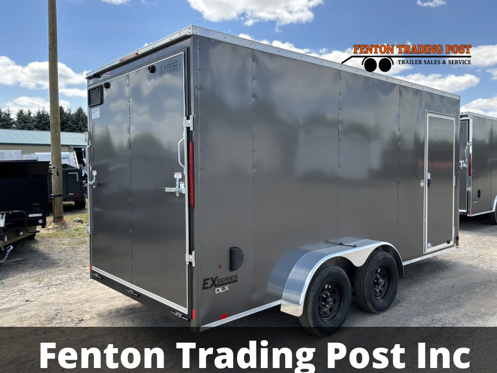 Cargo Express 7x16 EX DLX Flat Top V-Nose Enclosed Cargo