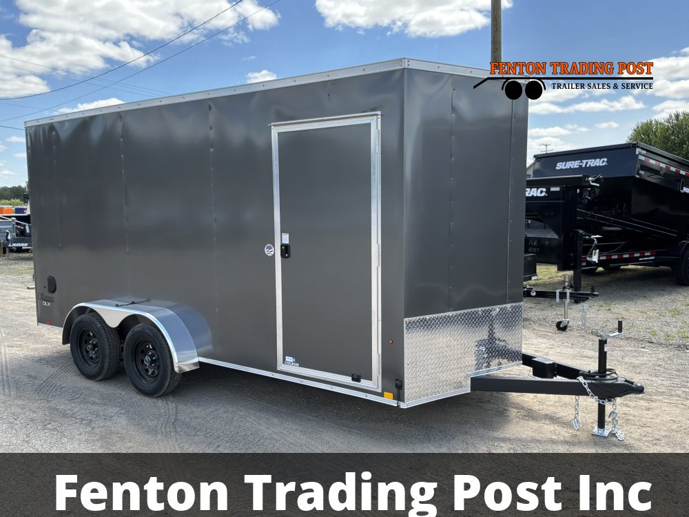 Cargo Express 7x16 EX DLX Flat Top V-Nose Enclosed Cargo