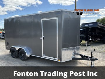 Cargo Express 7x16 EX DLX Flat Top V-Nose Enclosed Cargo