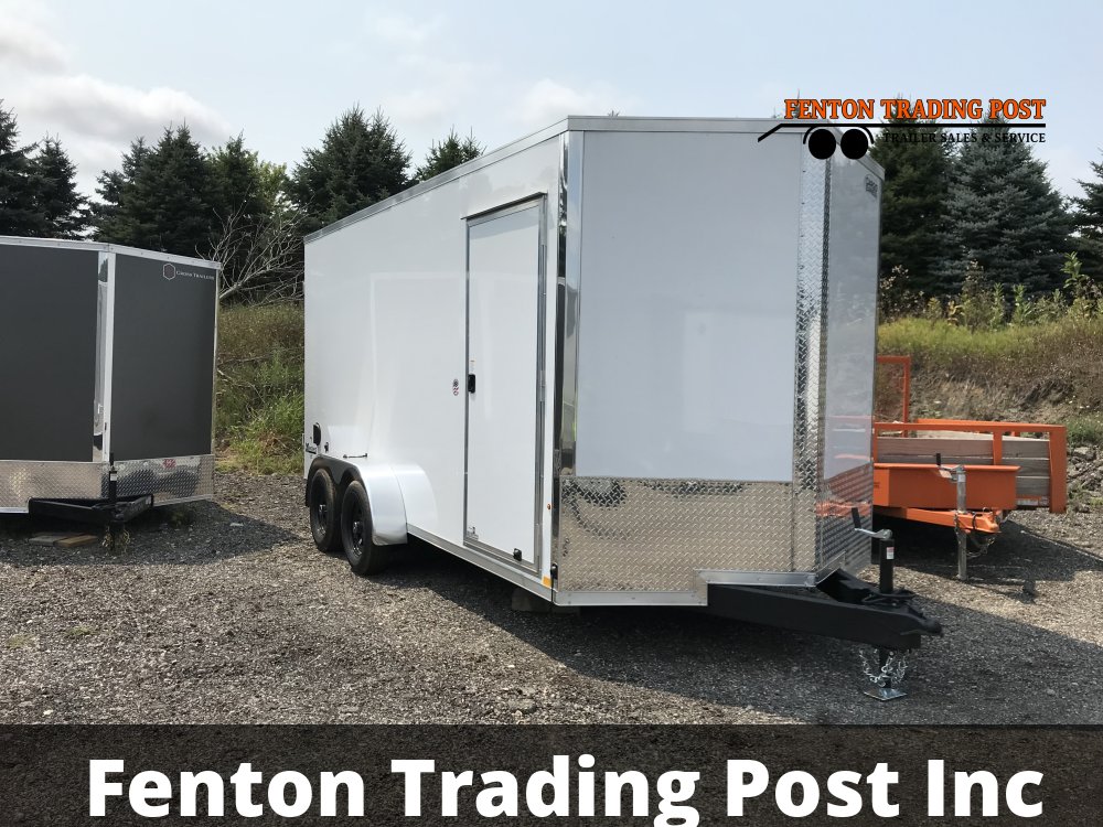 Cargo Express K-SE8416-070 - 7x16 7K XL SE Flat Top V-Nose Enclosed Cargo