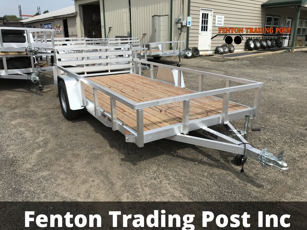 Sport Haven AUT612-F - 6x12 Wood Deck & Bi-Fold Gate Utility