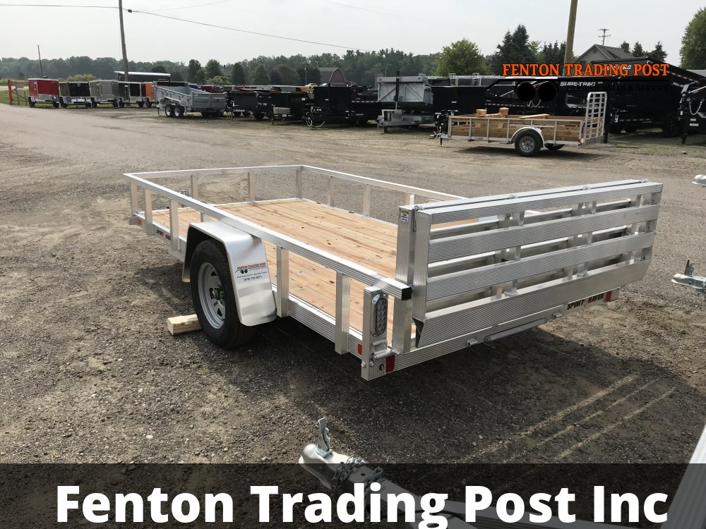 Sport Haven AUT612-F - 6x12 Wood Deck & Bi-Fold Gate Utility